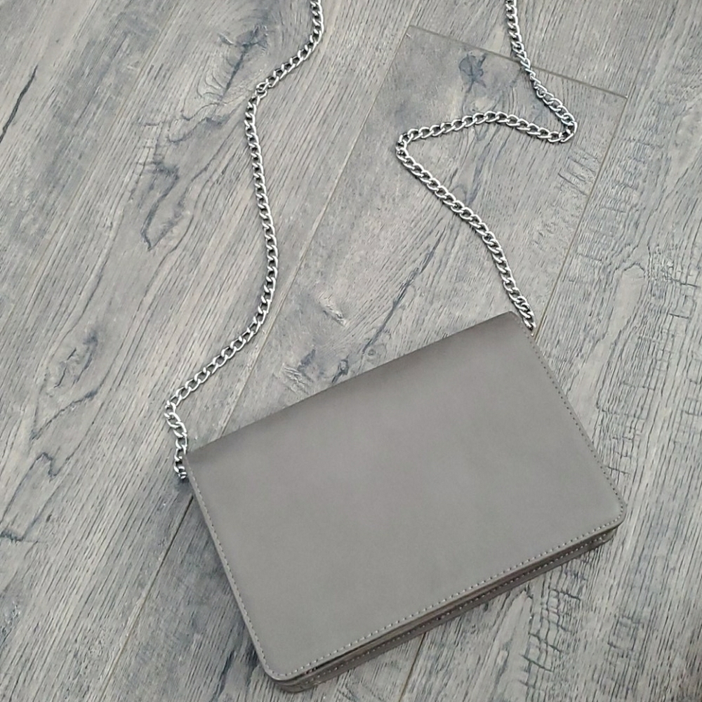 UO Silence & Noise Crossbody Purse Grey